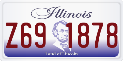 IL license plate Z691878