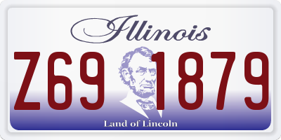 IL license plate Z691879