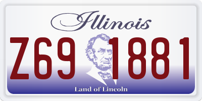 IL license plate Z691881
