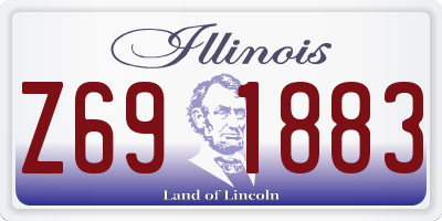 IL license plate Z691883