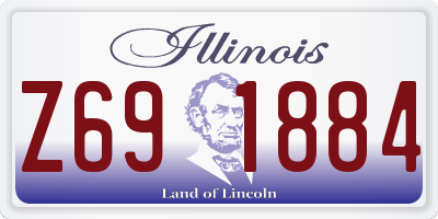 IL license plate Z691884