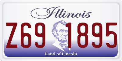 IL license plate Z691895