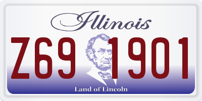 IL license plate Z691901
