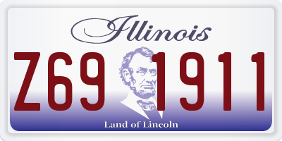 IL license plate Z691911