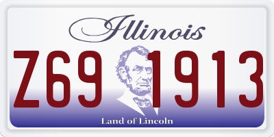 IL license plate Z691913