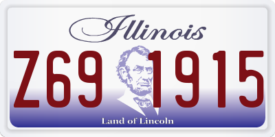 IL license plate Z691915