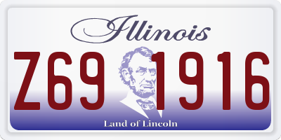 IL license plate Z691916
