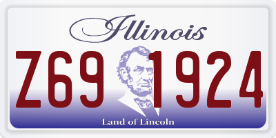 IL license plate Z691924