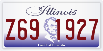 IL license plate Z691927