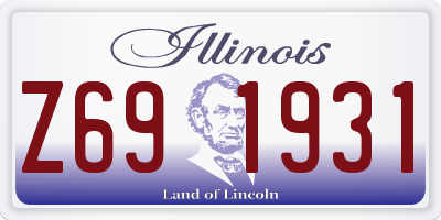 IL license plate Z691931