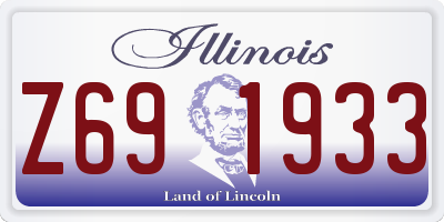 IL license plate Z691933