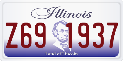 IL license plate Z691937