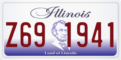 IL license plate Z691941