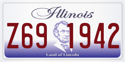 IL license plate Z691942