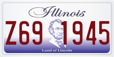 IL license plate Z691945