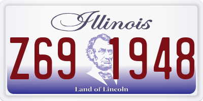 IL license plate Z691948