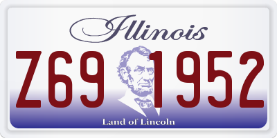 IL license plate Z691952