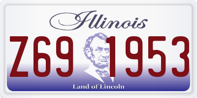 IL license plate Z691953