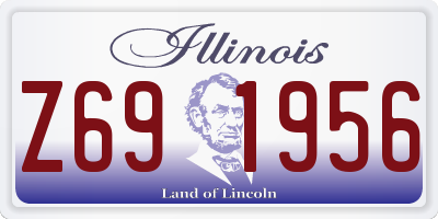 IL license plate Z691956