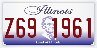 IL license plate Z691961
