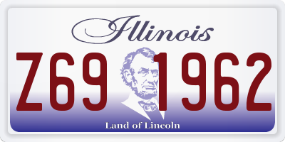 IL license plate Z691962