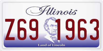 IL license plate Z691963