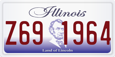 IL license plate Z691964