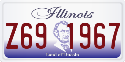 IL license plate Z691967