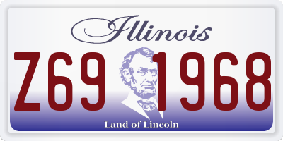 IL license plate Z691968