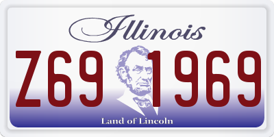 IL license plate Z691969
