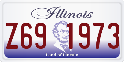 IL license plate Z691973