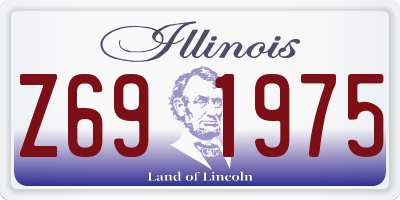 IL license plate Z691975