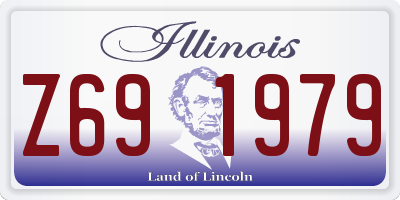 IL license plate Z691979