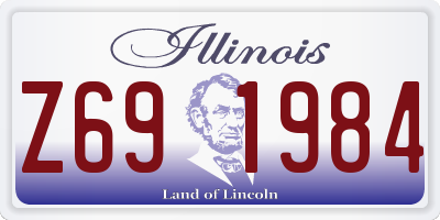 IL license plate Z691984
