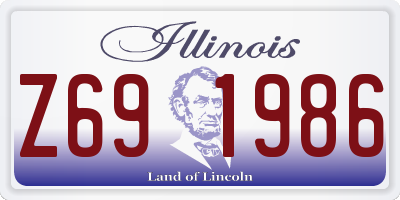 IL license plate Z691986