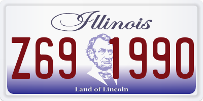 IL license plate Z691990