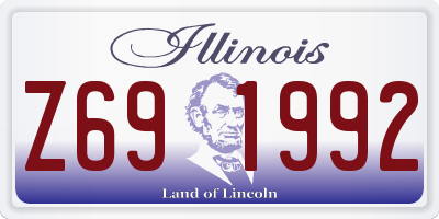 IL license plate Z691992
