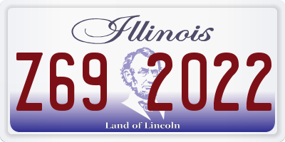 IL license plate Z692022
