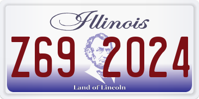 IL license plate Z692024
