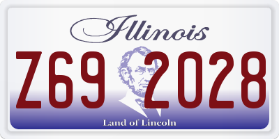 IL license plate Z692028