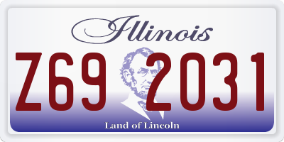 IL license plate Z692031