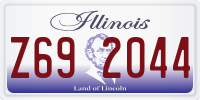 IL license plate Z692044