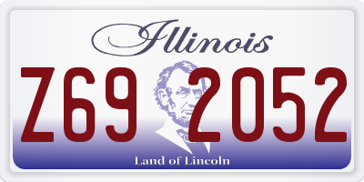IL license plate Z692052