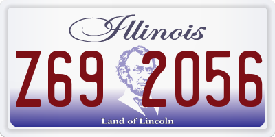 IL license plate Z692056