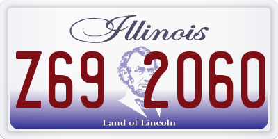 IL license plate Z692060