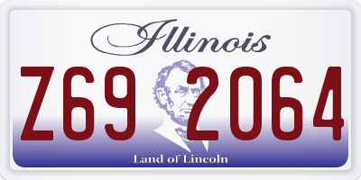 IL license plate Z692064