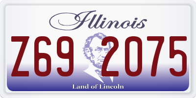 IL license plate Z692075