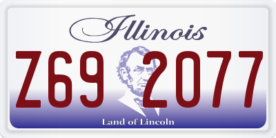 IL license plate Z692077