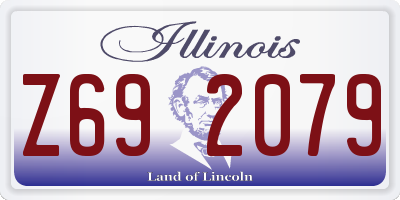 IL license plate Z692079