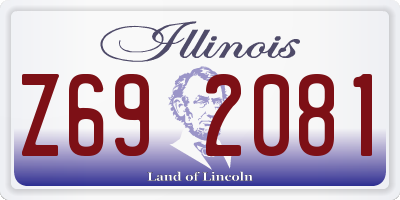 IL license plate Z692081